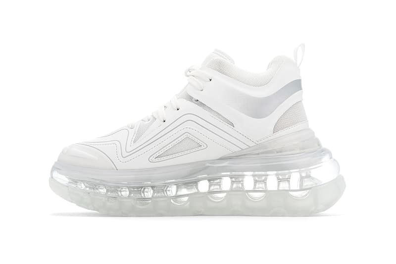SHOES 53045 Bump’Air High Top "Astropop" & White Sneaker Drop Footwear Release Information Midtops David Tourniaire-Beauciel COVID-19 Student Resource Food Fund,