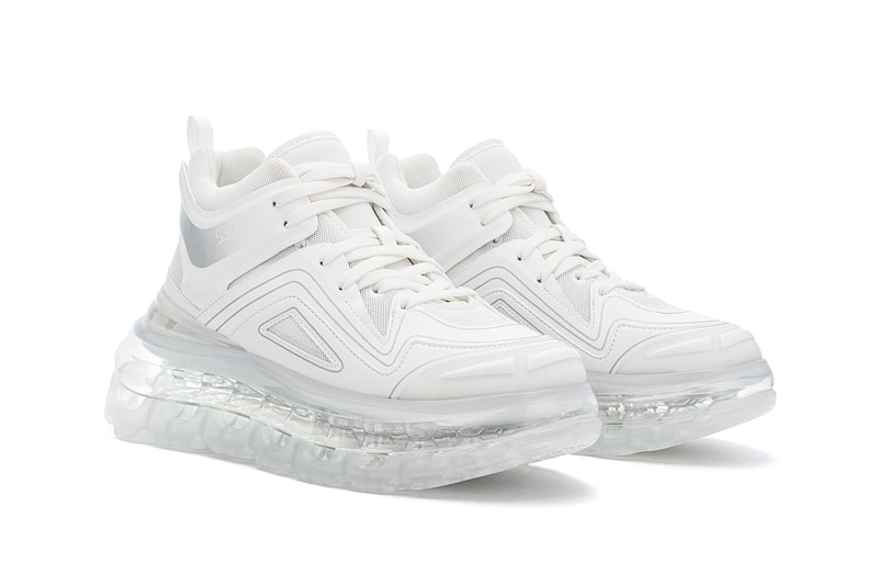 SHOES 53045 Bump’Air High Top "Astropop" & White Sneaker Drop Footwear Release Information Midtops David Tourniaire-Beauciel COVID-19 Student Resource Food Fund,