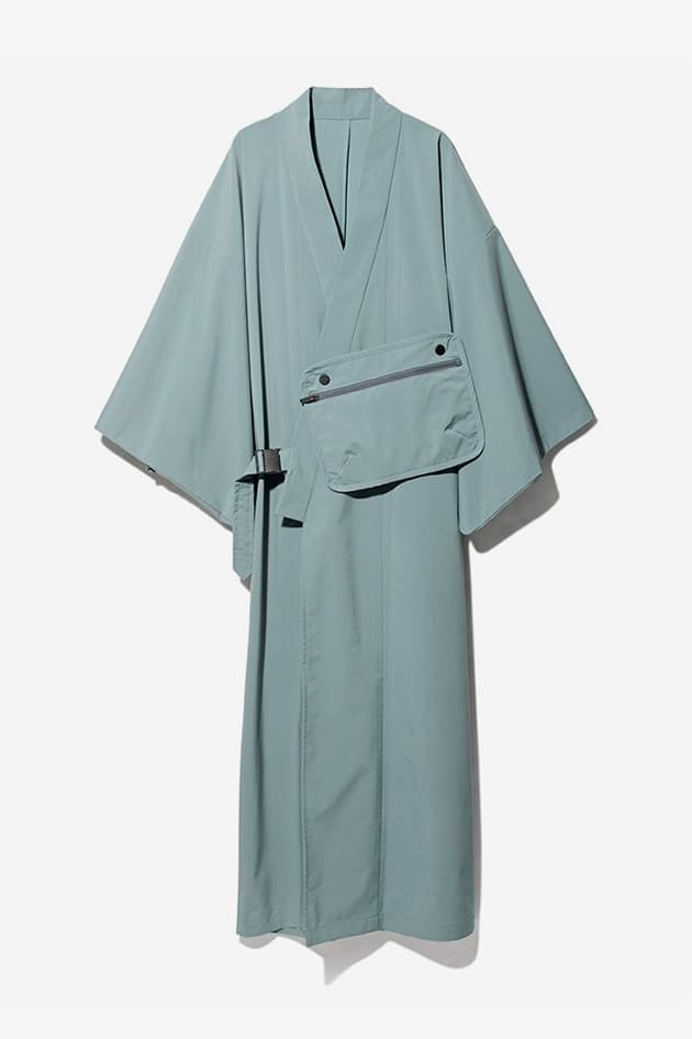 Snow Peak OUTDOOR KIMONO menswear streetwear spring summer 2020 collection heritage japanese traditional quick dry water resistant dwr lightweight dot airtoray fabric japan nature capsule