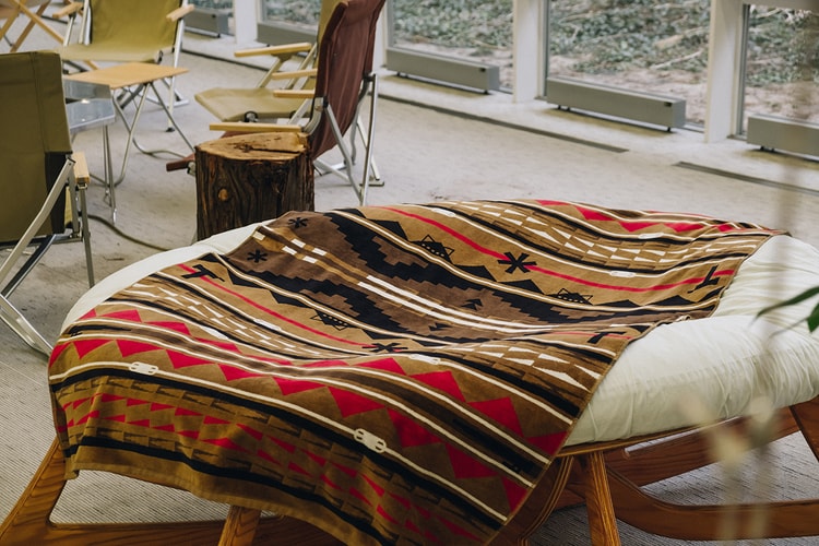 Snow Peak and Pendleton Link up for Limited-Edition Towel Blanket
