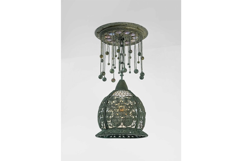 Sotheby's 20th Century Design Auction Record Tiffany Studios Lamp Frank Lloyd Wright Windows Jean Prouvé "Direction" Armchairs Harry Bertoia Sculpture