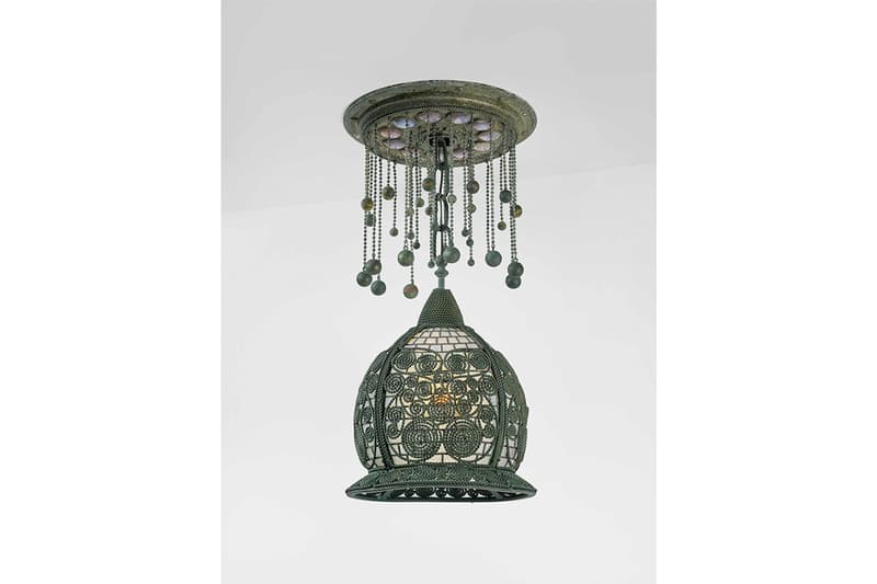 Sotheby's 20th Century Design Auction Record Tiffany Studios Lamp Frank Lloyd Wright Windows Jean Prouvé "Direction" Armchairs Harry Bertoia Sculpture