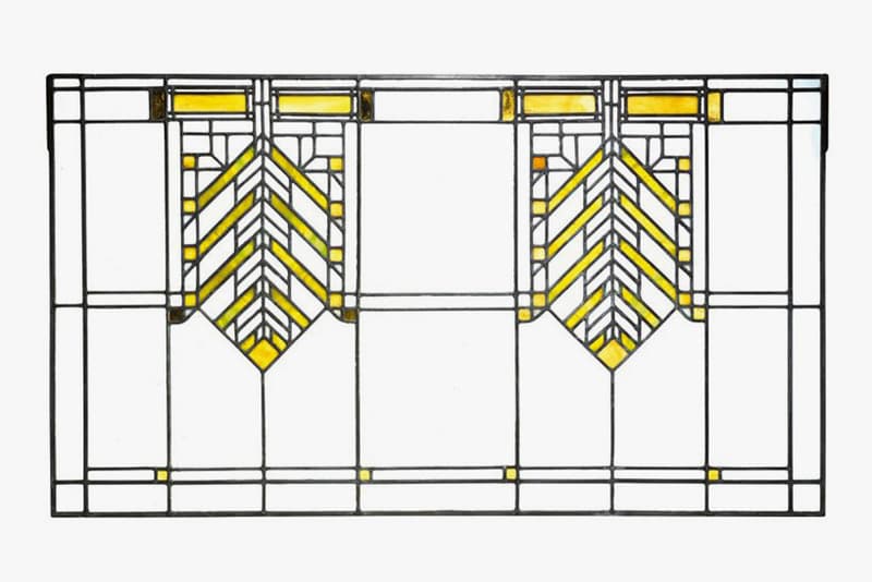 Sotheby's 20th Century Design Auction Record Tiffany Studios Lamp Frank Lloyd Wright Windows Jean Prouvé "Direction" Armchairs Harry Bertoia Sculpture