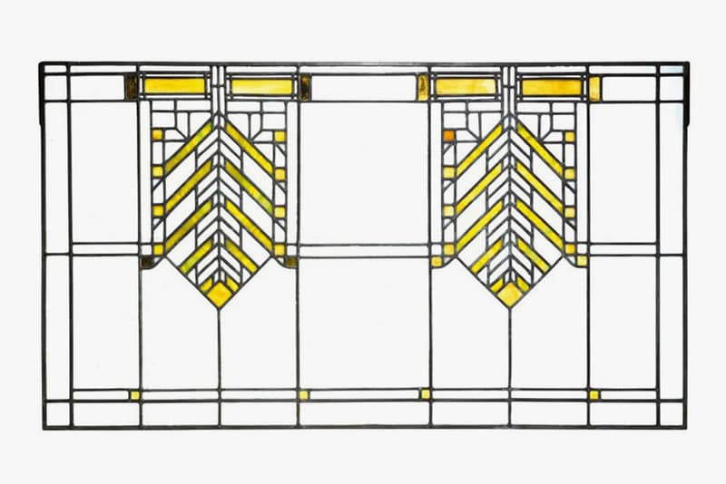Sotheby's 20th Century Design Auction Record Tiffany Studios Lamp Frank Lloyd Wright Windows Jean Prouvé "Direction" Armchairs Harry Bertoia Sculpture