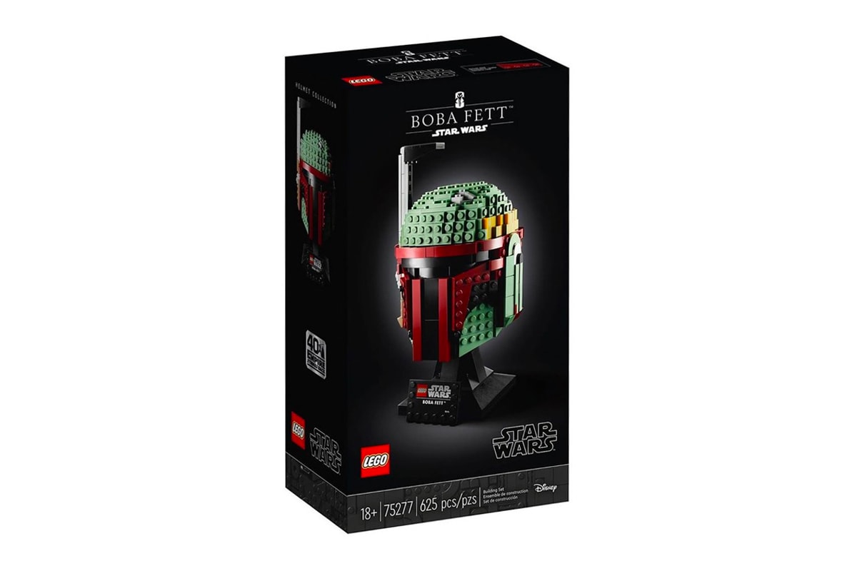 star wars day may the 4th lego helmets Tie fighter pilot stormtrooper boba fett collaboration collection 40th anniversary Empire Strikes Back