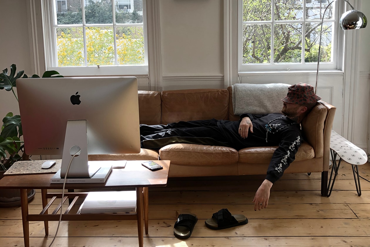 stay home work from home goodhood style advice london kyle parry matt cumner john chen tips advice clothing relaxing cooking needles sasquatchfabrix birkenstock the north face