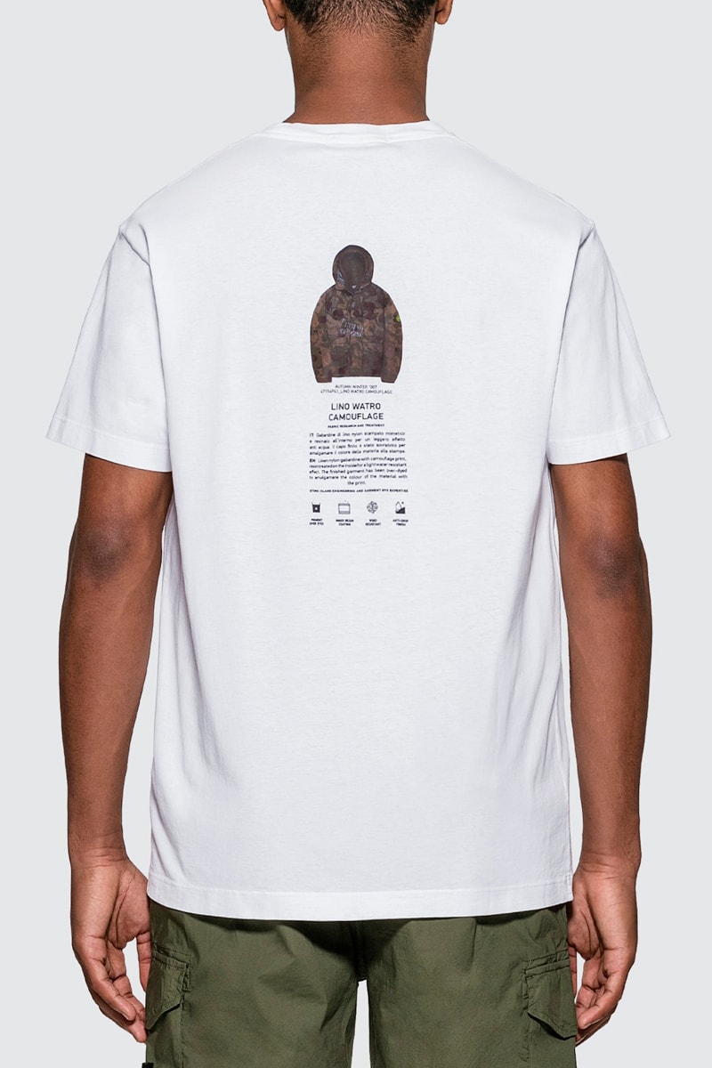 Stone Island Archivio T-Shirt Lino Watro Camouflage Release Info Buy Price White project