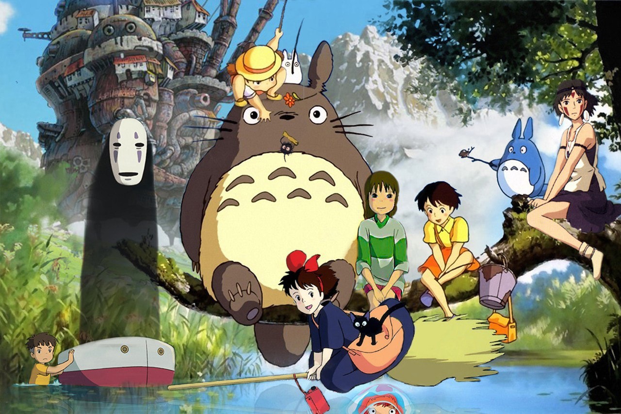 Studio Ghibli Free Wallpaper Download Info Hayao Miyazaki Anime illustrations cartoon Japanese No Face Princess Mononoke Backgrounds Covid-19 Corona 