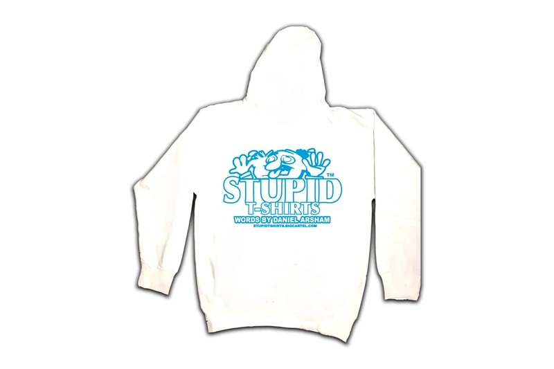STUPID T-SHIRTS WORDS BY ARSHAM Hoodie Release Info Daniel If Google Food Bank New York City