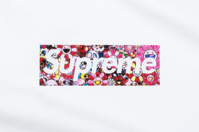 supreme x murakami box logo