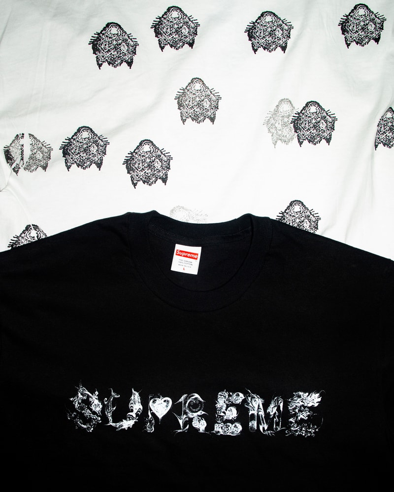 Supreme Spring 2020 T-Shirts Tees drop seven new graphics tie dye kiddie ride dinosaur hand painted boat ufo everything is shit graphic