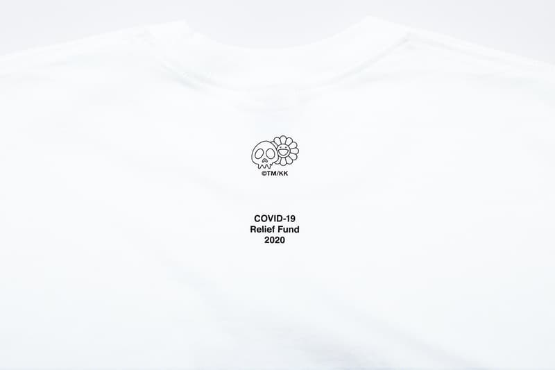 Takashi Murakami Supreme Charity Box Logo Tee collaboration covid 19 coronavirus relief support