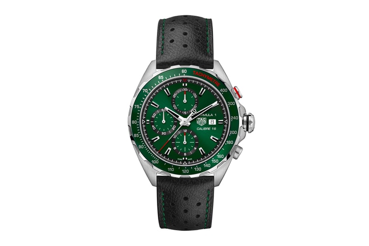 TAG Heuer Unveils Beautiful Green Formula 1 Calibre 16 Racing Chronograph