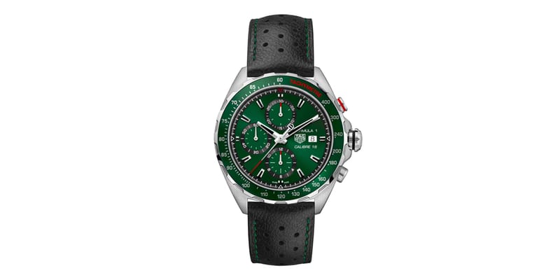 tag heuer formula 1 green