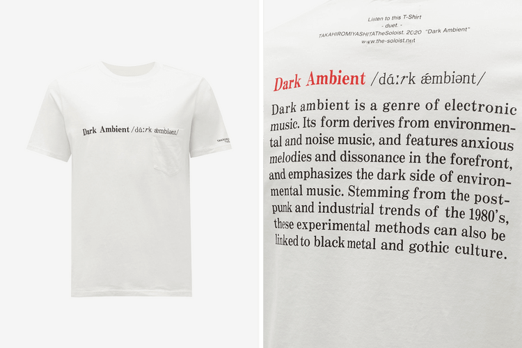 TAKAHIROMIYASHITA TheSoloist. Drops Music Genre T-Shirts For SS20