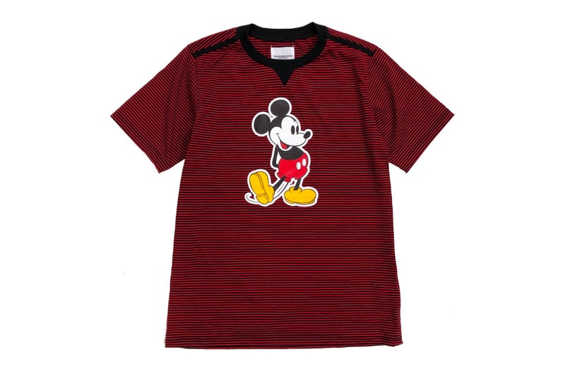 TAKAHIROMIYASHITATheSoloist Mickey Mouse T Shirt menswear streetwear spring summer 2020 collection japanese designer disney print stripes shinjuku isetan tokyo graphic tee