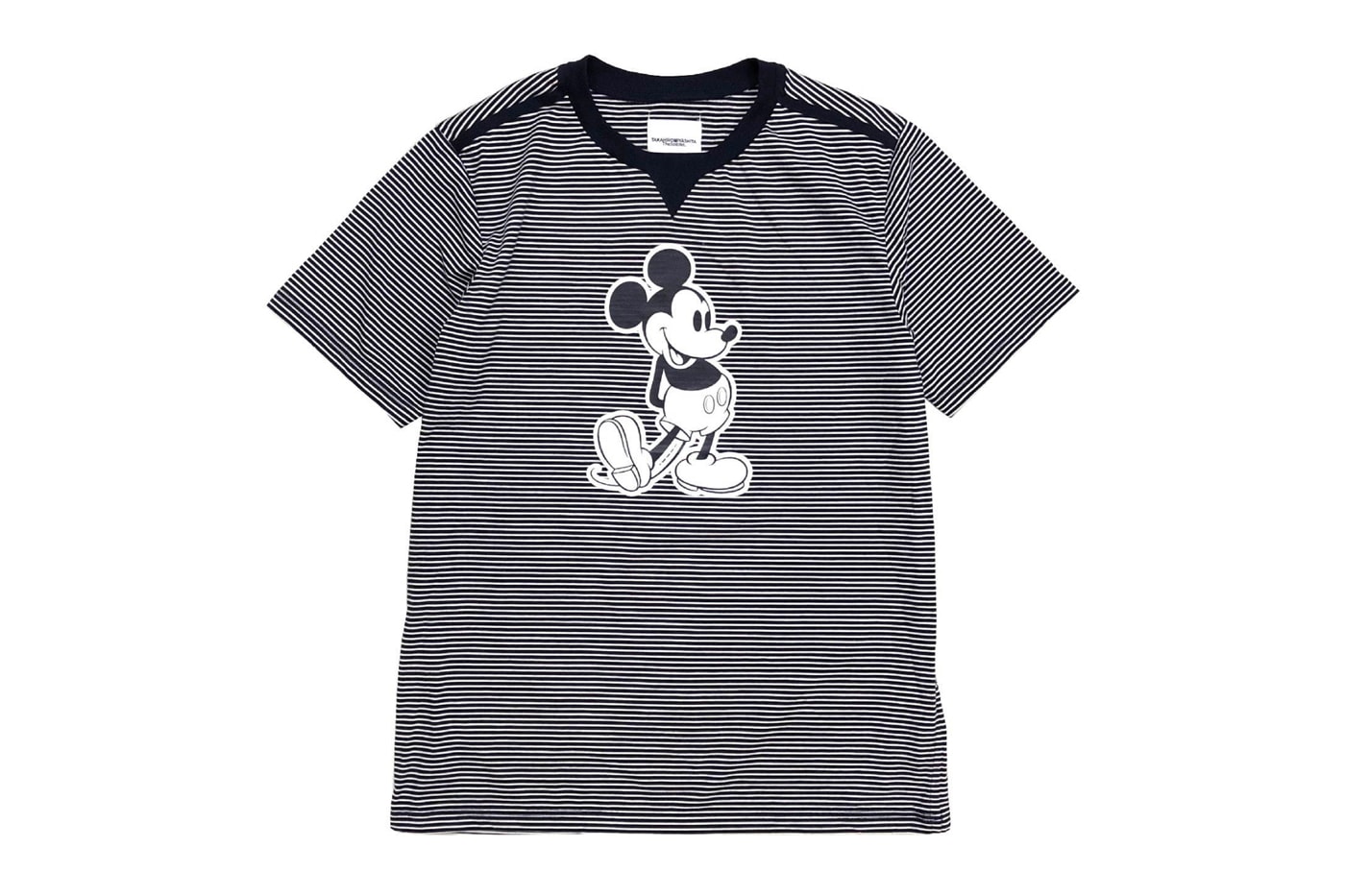 TAKAHIROMIYASHITATheSoloist Mickey Mouse T Shirt menswear streetwear spring summer 2020 collection japanese designer disney print stripes shinjuku isetan tokyo graphic tee