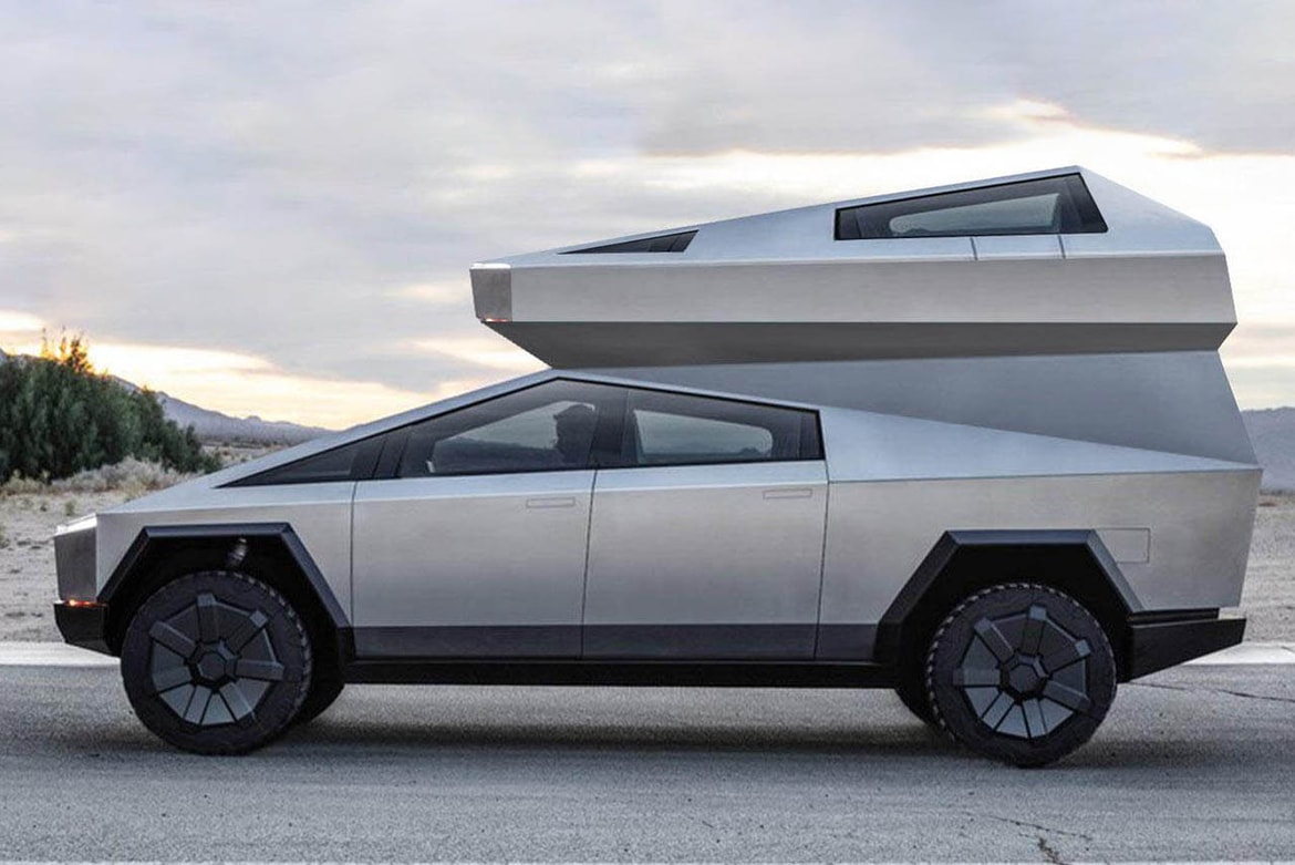 Tesla Cybertruck Camper Concept Surfaces Online Hypebeast