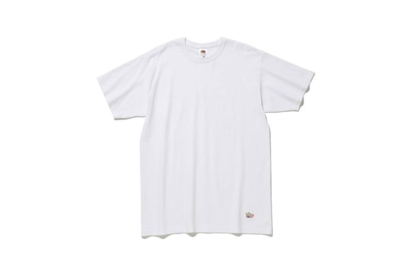 THE CONVENI Fruit of the Loom Three Pack T shirt tees menswear streetwear twin lightning bolts thunderbolt hiroshi fujiwara essentials plain white tee black ginza japanese tokyo spring summer 2020 collection