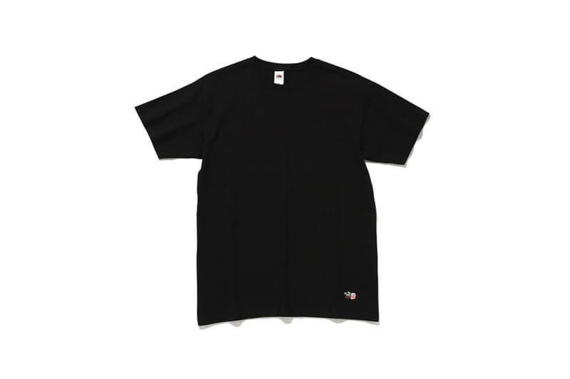 THE CONVENI Fruit of the Loom Three Pack T shirt tees menswear streetwear twin lightning bolts thunderbolt hiroshi fujiwara essentials plain white tee black ginza japanese tokyo spring summer 2020 collection