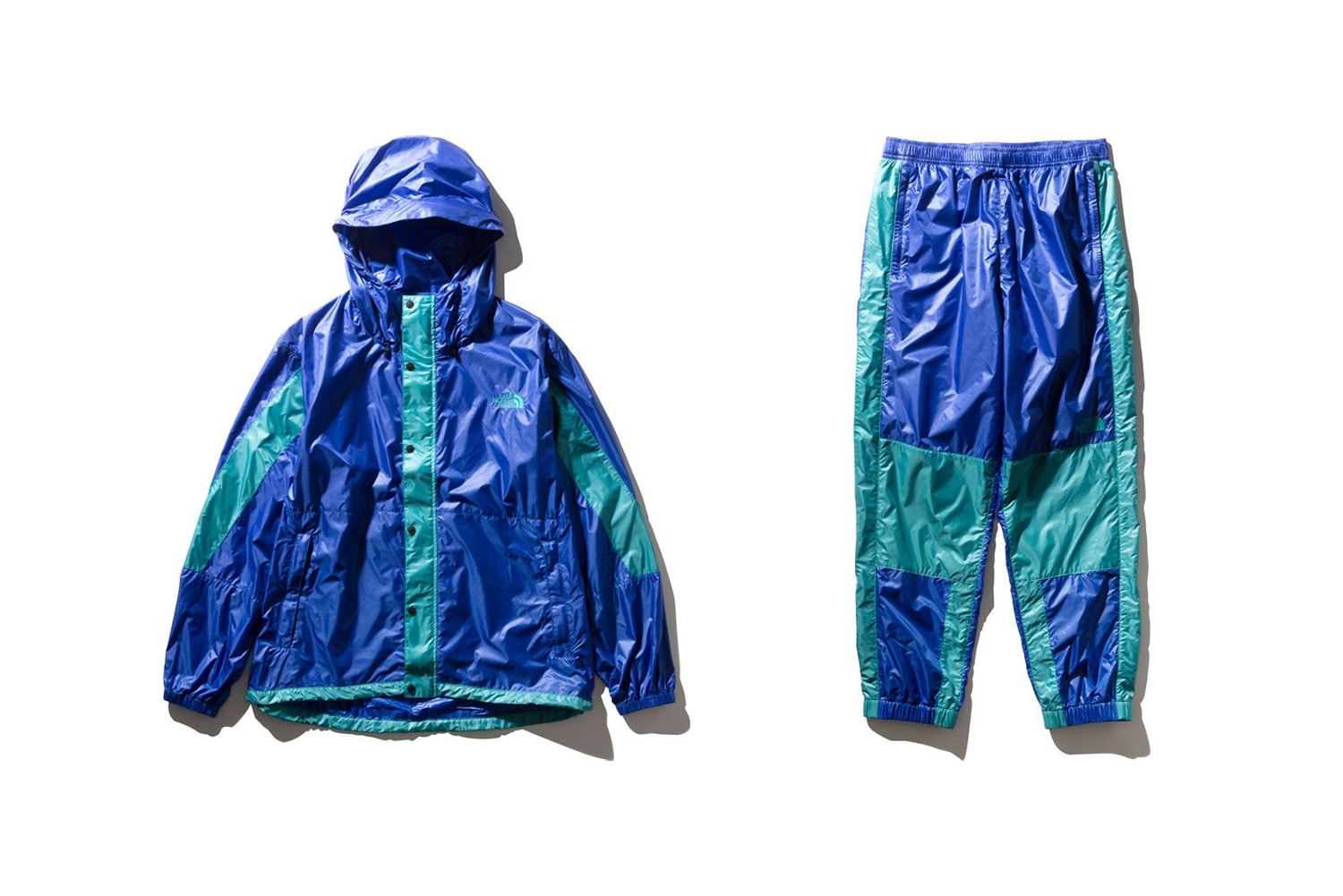 The North Face Bright Side Capsule Release PERTEX Quantum ECO up-cycled recycled nylon pants jackets outerwear pants windbreaker 