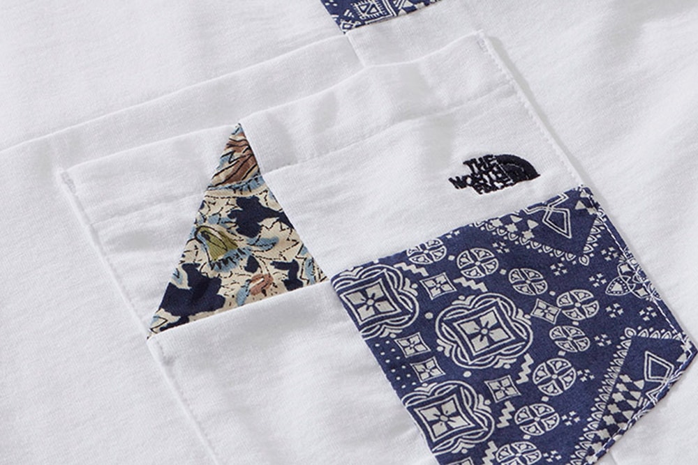 THE NORTH FACE PURPLE LABEL Quilted Patchwork T shirt tees nanamica menswear streetwear spring summer 2020 collection essentials deconstructed bandana print paisley