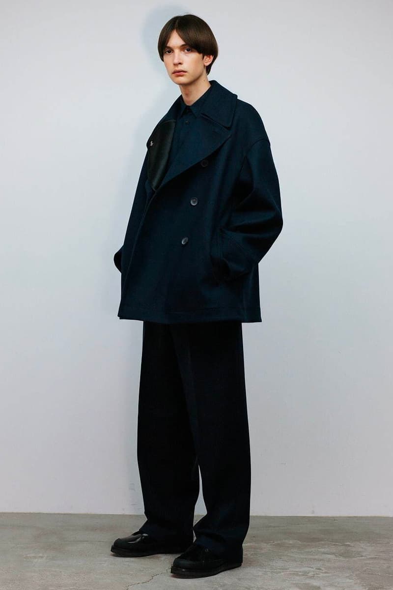 THE RERACS Fall Winter 2020 21 Collection menswear streetwear lookbook essentials minimal basics sweaters jackets crewnecks pants trousers japanese designer