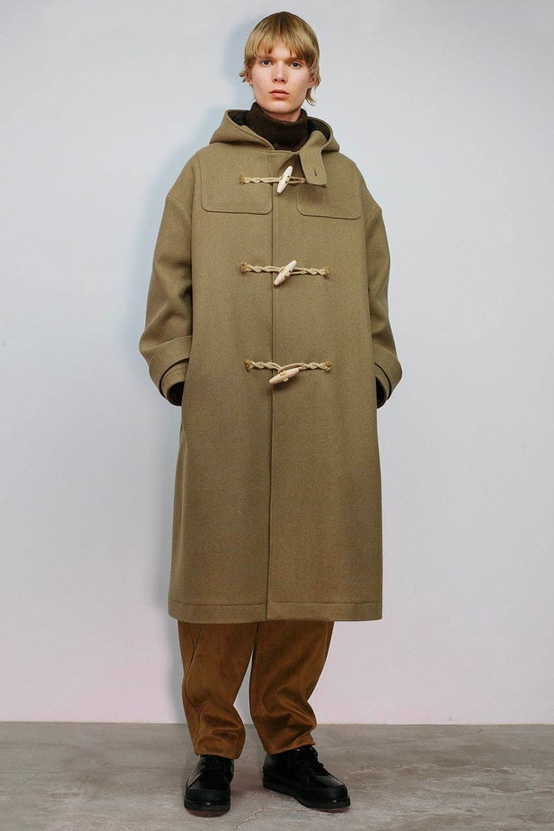 THE RERACS Fall Winter 2020 21 Collection menswear streetwear lookbook essentials minimal basics sweaters jackets crewnecks pants trousers japanese designer