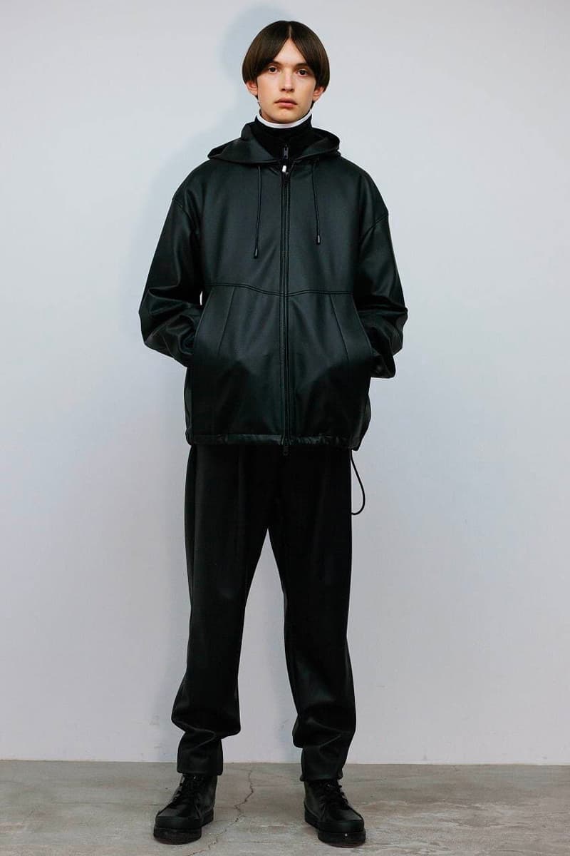 THE RERACS Fall Winter 2020 21 Collection menswear streetwear lookbook essentials minimal basics sweaters jackets crewnecks pants trousers japanese designer