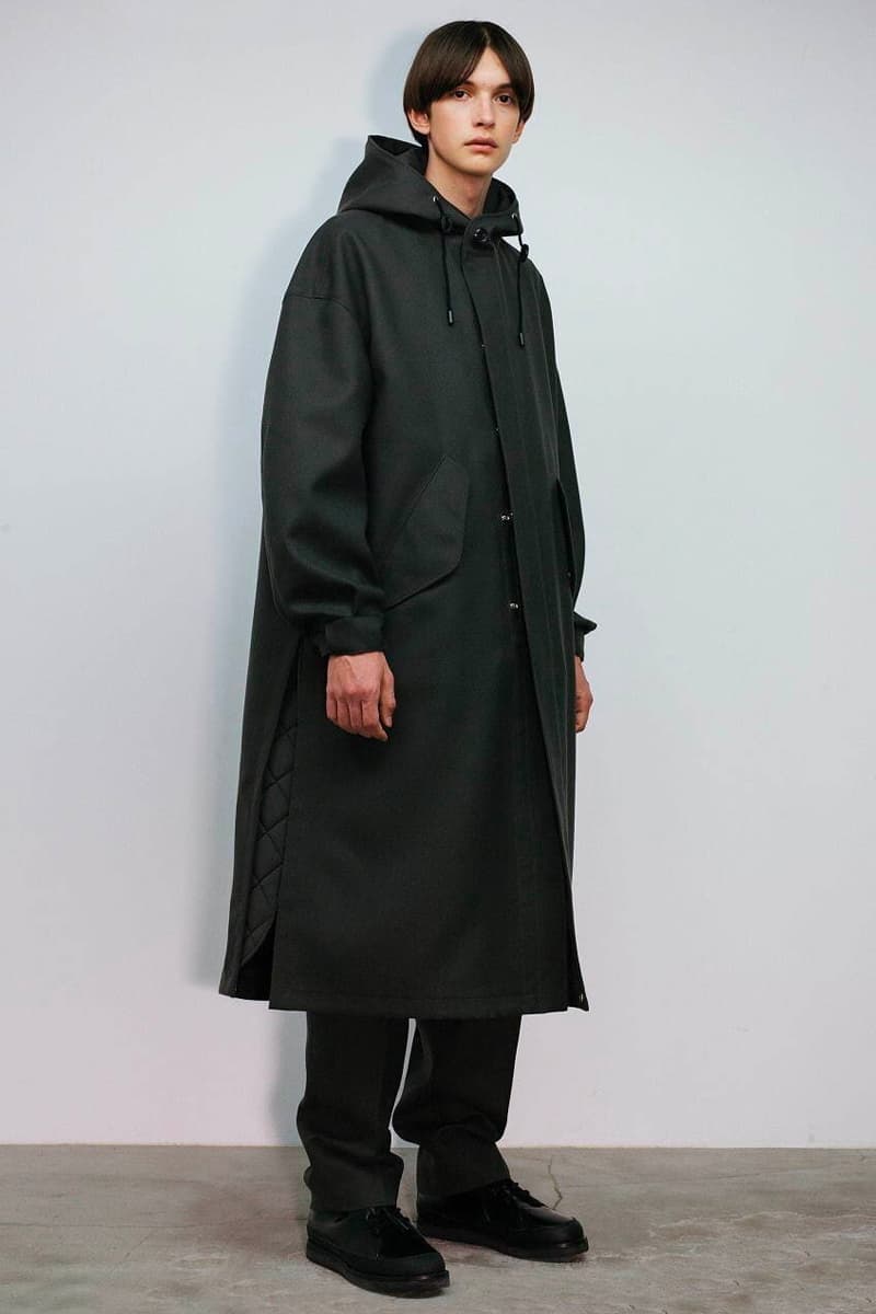 THE RERACS Fall Winter 2020 21 Collection menswear streetwear lookbook essentials minimal basics sweaters jackets crewnecks pants trousers japanese designer