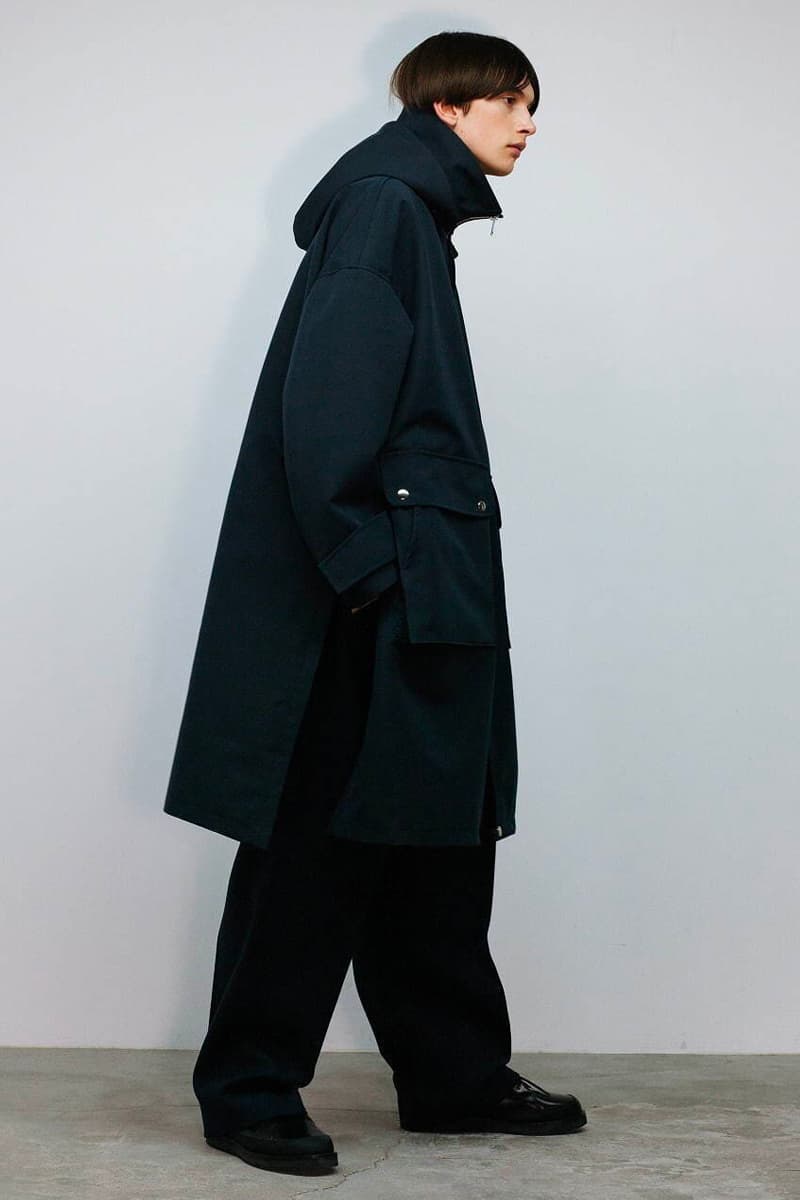 THE RERACS Fall Winter 2020 21 Collection menswear streetwear lookbook essentials minimal basics sweaters jackets crewnecks pants trousers japanese designer