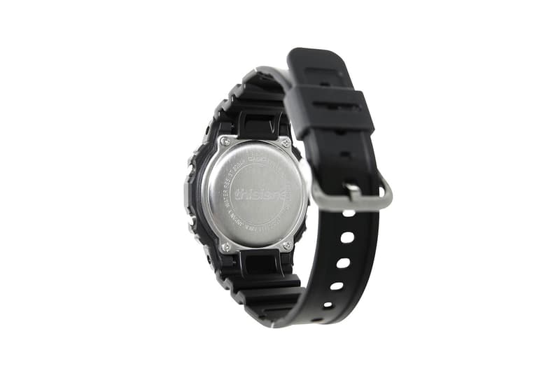 thisisneverthat x Casio G-Shock DW-5600TNT-1DR T-Shirt Special Edition Capsule Pack Freebies Release Information Drop Blacked Out Watch Timepiece