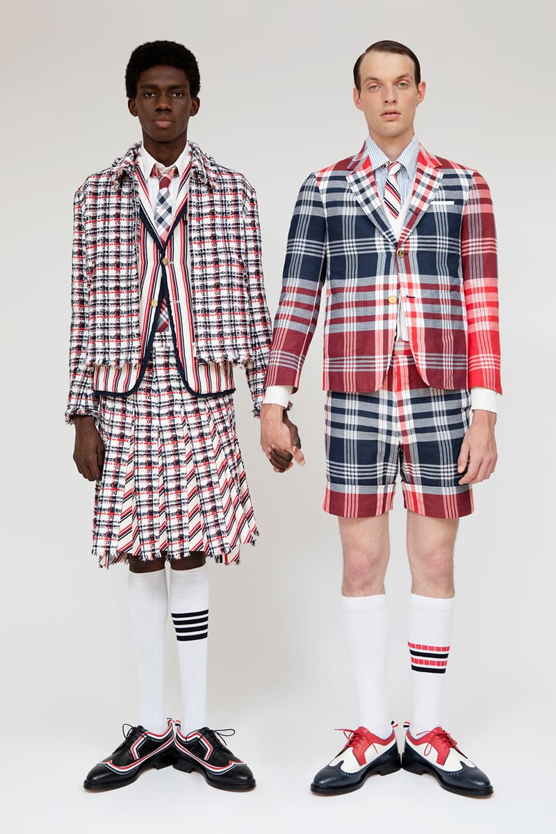 Thom Browne SS2020 seersucker collection Lookbook First Look images