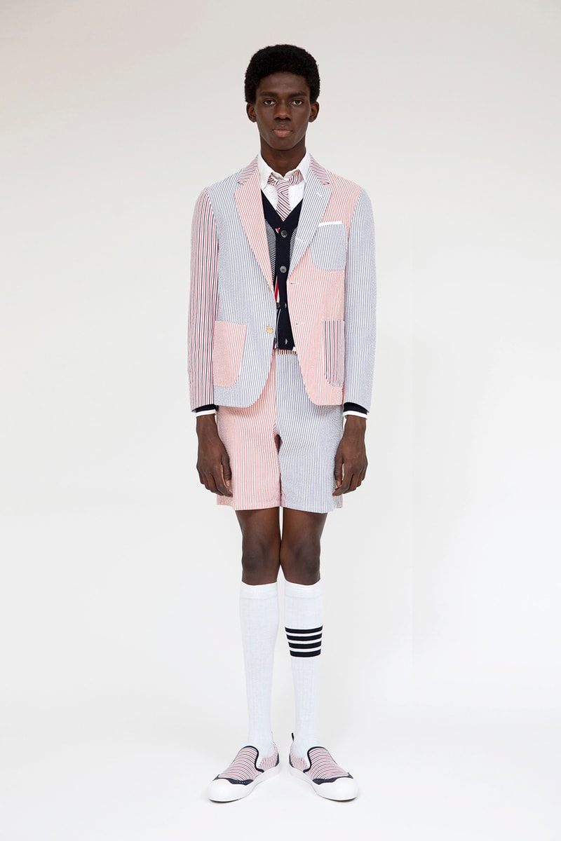 Thom Browne SS2020 seersucker collection Lookbook First Look images 