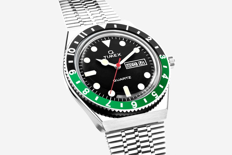 Timex Q Watch Three New Colors News black green orange navy PanAm Pan Am Pilots Pepsi Rolex GMT Quartz Sports watches 