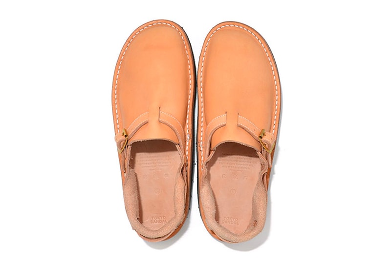 TOKYO SANDAL Spring Summer 2020 Collection menswear streetwear slides shoes footwear kicks japanese crafted leather suede black beige taupe woven traditional tochigi