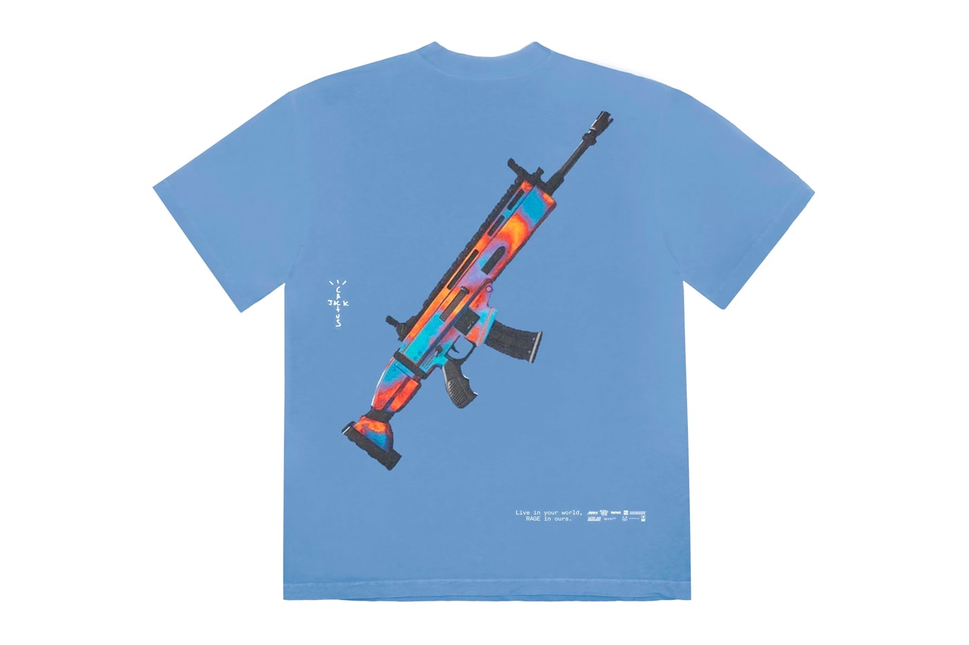 Travis Scott Fortnite Astronomical Tour The Scotts Merch Release Jersey Hoodie T shirt Cap Hat Beanie Nerf Gun Elite Blaster Figure Vinyl Cd Disc Cassette 