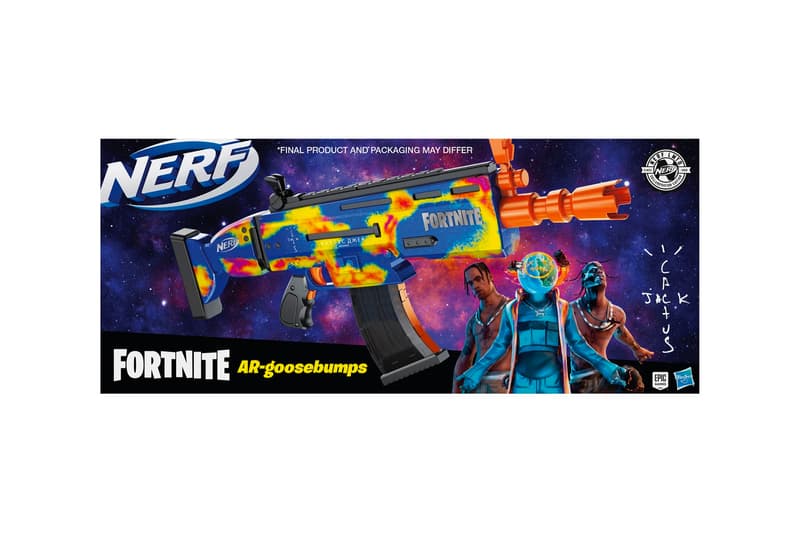 Travis Scott's Insane &quot;Fortnite&quot; Merch Includes Nerf Gun