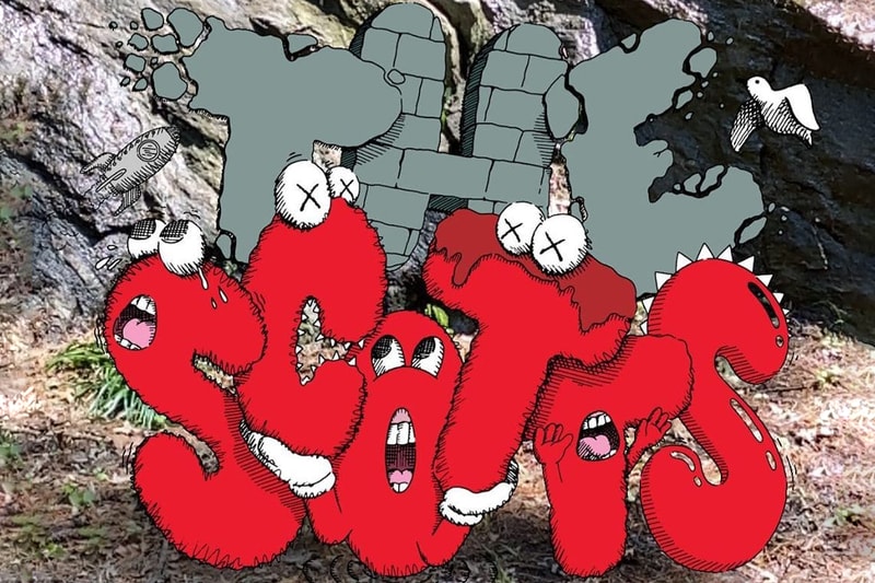 kaws the scotts artwork travis scott kid cudi acute art app update augmented reality