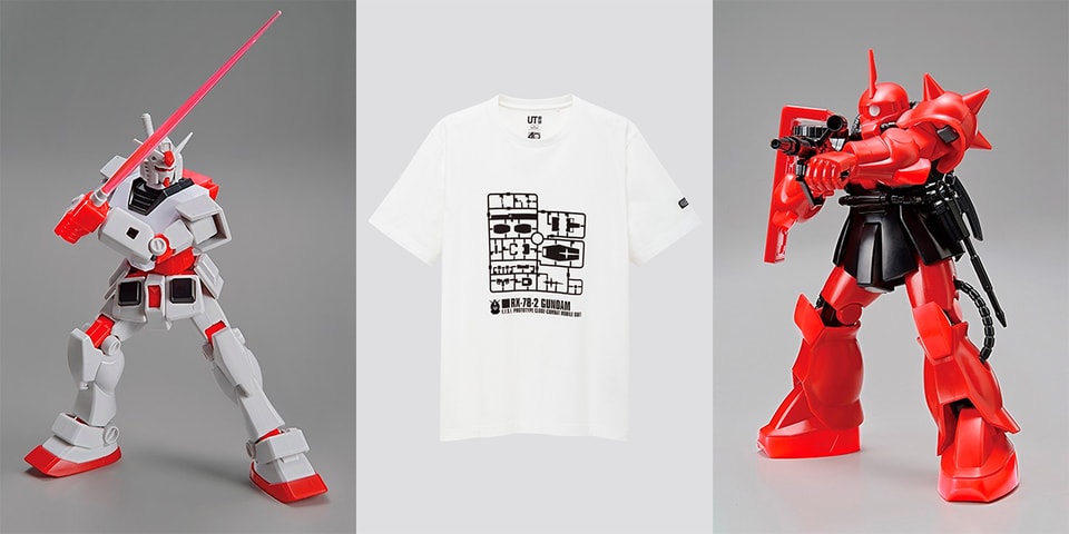 Uniqlo Ut X Gunpla 40th Anniv T Shirts Models Hypebeast