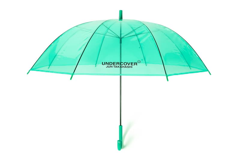 undercover madstore umbrella colorway spring summer 2020 ss20 release date info buy UCU8U01-1 red blue yellow green black logo japan web store jun takahashi see through plastic UCU8U01-2