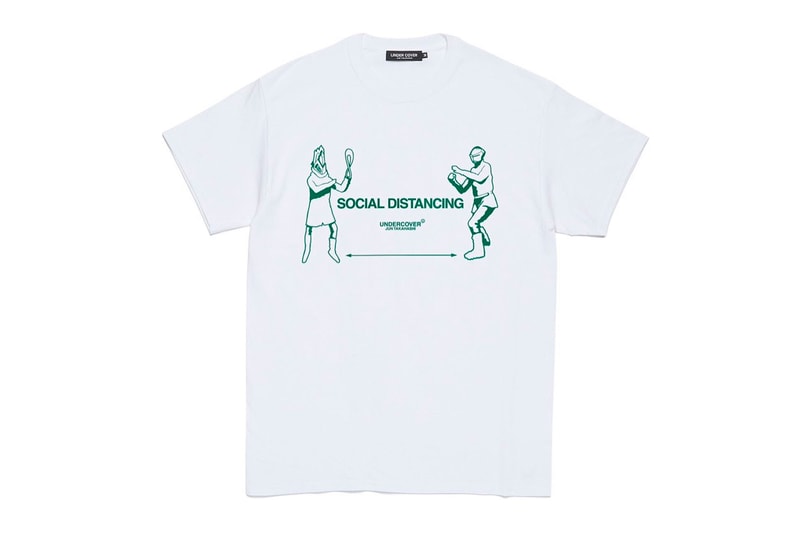 UNDERCOVER Social Distancing T-Shirt Capsule Release Info Buy Price Black White Jun Takahashi