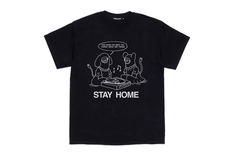 UNDERCOVER Social Distancing T-Shirt Capsule Release Info Buy Price Black White Jun Takahashi