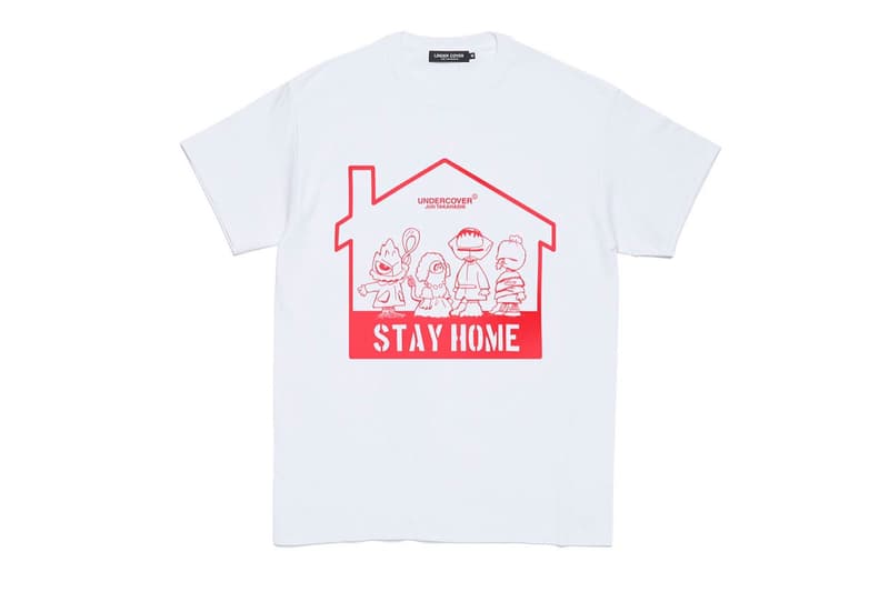 UNDERCOVER Social Distancing T-Shirt Capsule Release Info Buy Price Black White Jun Takahashi
