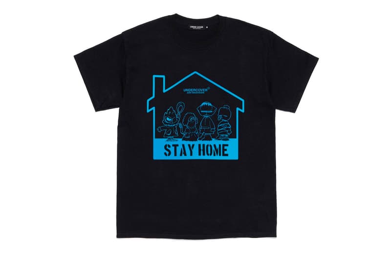 UNDERCOVER Social Distancing T-Shirt Capsule Release Info Buy Price Black White Jun Takahashi