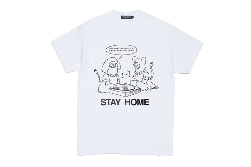 UNDERCOVER Social Distancing T-Shirt Capsule Release Info Buy Price Black White Jun Takahashi