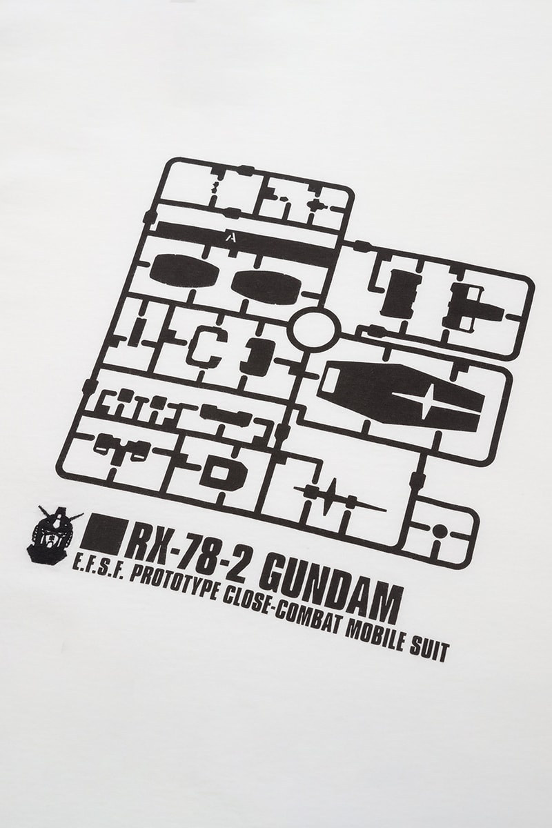 UNIQLO UT x GUNPLA 40th Anniversary collaboration collection  tee Shirts, Models figures toy exclusive april 10 2020 free RX-78-2U MS-06SU Zaku II