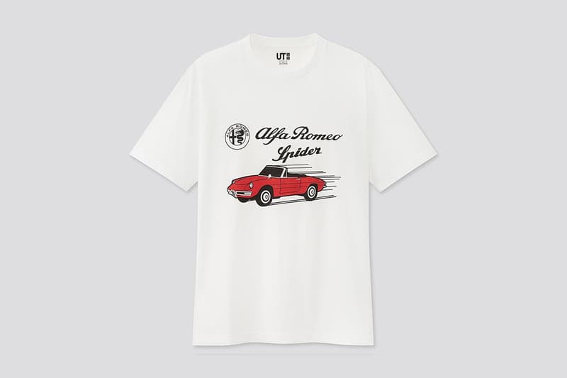 UNIQLO UT Vintage Car Graphic T Shirts menswear streetwear fast fashion retailing spring summer 2020 collection bmw volkswagen e21 e30 karmann alfa romeo spider giulia giulietta