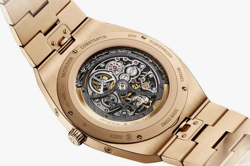 Vacheron Constantin Overseas Perpetual Calendar Ultra-Thin Skeleton Watches and Wonders Gold Watches Swiss made Dual Time Holy Trinity Watchmaking Timepiece
