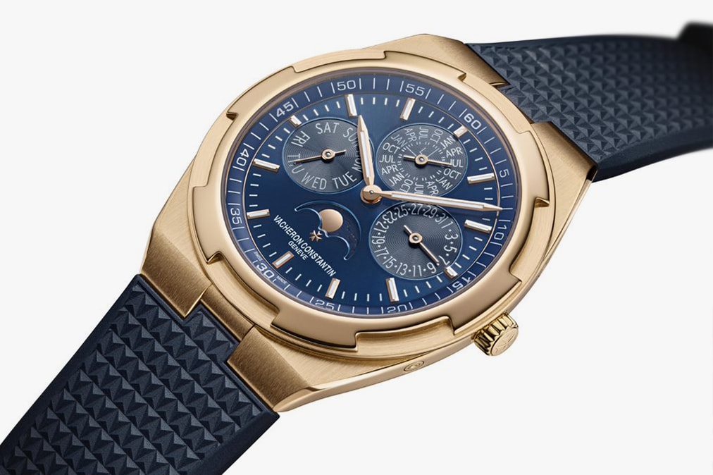 Vacheron Constantin Overseas Perpetual Calendar Ultra-Thin Skeleton Watches and Wonders Gold Watches Swiss made Dual Time Holy Trinity Watchmaking Timepiece 